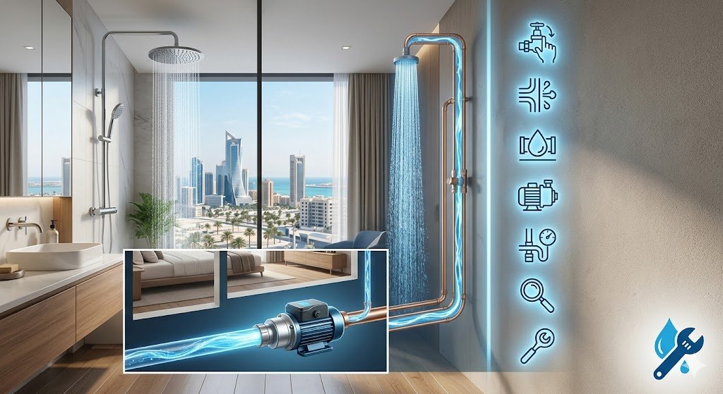 علاج ضعف دفع المياه .